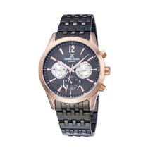 Relogio Analogico Masculino Daniel Klein Exclusive DK11942-4 - Preto/Rosa Ouro