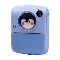 Camera para Crianca Print M1 / 1000MAH / 2.0" / 2W / Inclui Papel Termico (3 Pecas) / 5V / 1A - Azul Claro Pinguim