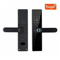 Fechadura Digital S807H Wifi Tuya/Cartao/Chave Preto