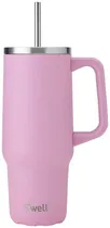 Copo Térmico com Canudo sWell Tumbler XL 880ML - Hidrangea Pink