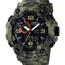 Hummer Reloj Camuflado Verde WH2-224028 Multifuncion