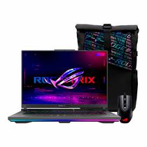 Notebook Gamer Asus Rog Strix G16 G614JVR-N3111W 16" Intel Core i9-14900HX 512GB SSD 16GB Ram Nvidia Geforce RTX 4060 + Kit Mochila e Mouse - Cinza