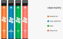 Zomo 500 Puffs Peach Ice
