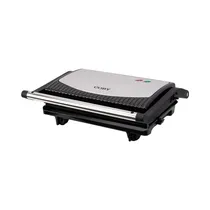 Sandwichera Grill Coby CY-5300-PAN1 800W 220V Negro - Plata