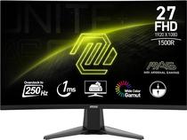 Monitor Gamer MSI 27.0" Mag 27C6X Curvo FHD 1MS/250HZ HDMI/DP