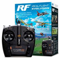 Simulador Realflight Evolution RC Spektrum Controller DX RFL2000