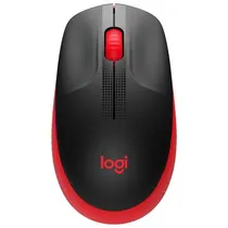 Mouse Wireless Logitech M190 - Red/Black