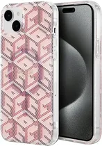 Capa Guess para iPhone 15 GUHMP15SHGCUSTGP - Pink