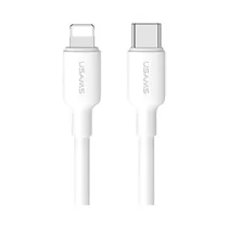 Cable Usams US-SJ612 USB-C A Lightning 3M Blanco