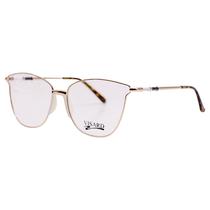 Armacao para Oculos de Grau RX Visard FL6009 54-15-140 C5 - Dourado/Branco