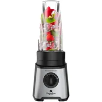 Liquidificador Electrobras Personal Blender EBPB350 350 Watts 750 ML 2 Velocidades + Pulsar 220 - 240 V ~ 50/60 HZ - Preto/Prata