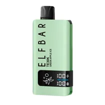 Vaper Descartável Elfbar Te 30000 Green Apple Ice