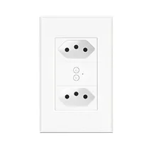 Enchufe de Pared Inteligente Moes WK-KX-BR2-WH-MS 2GAN Wifi Blanco