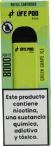 Vape Descartável Life Pod - Green Grape Ice - 8000 Puffs