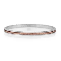 Pulseira Feminina Daniel Klein DKJ.3.2084-2 - Prata/Rose Gold