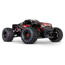 Carro Traxxas 1/10 Maxx Monster Truck Tqi 4S Widemaxx Red 89086-4