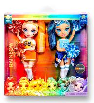 Mga Muneca Rainbow High Cheer Poppy/Skylar Pack de 2 Munecas Plastico 3 Anos+ Multicolor