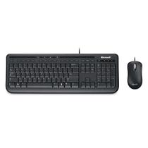 Kit Teclado + Mouse Microsoft Wired Desktop 600 APB-00004 - Preto (Espanhol)