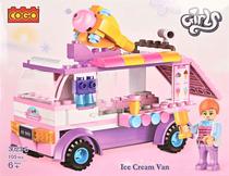 Cogo Girls Series Ice Cream Van - 3023-5 (105 Pecas)