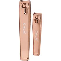 Cala Acs de Beleza Nail Clipper Duo Acero Inoxidable Gancho de Limpieza Rose Gold