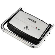 Sanduicheira e Grill Electrobras Smart Press Grill EBPG-02 1.200 Watts 127V ~ 60HZ - Prata/Preta