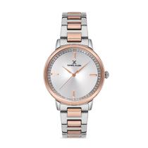 Relogio Analogico Feminino Daniel Klein Premium DK.1.12550-4 - Prata/Rosa Ouro