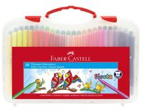 Faber Castell Marcador Fiesta Maleta 48 Colores Transparente