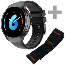 Smartwatch Aiwr Orbit A2504 com GPS/Bluetooth - Preto + Pulseira