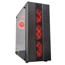 Gabinete Gamer Satellite 1400K RGB com 4 Coolers ATX - Preto