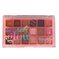 Paleta de Sombras Ruby Rose Secret Glow 18 Cores