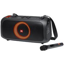 Speaker JBL Party Box On The Go com Microfone Bluetooth/Bivolt - Black