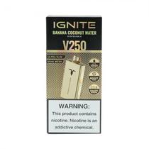 Dispositivo Descartavel Ignite V250 25000 Puffs Gold Banana Coco Water