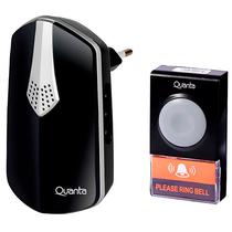 Campainha Sem Fios Quanta QTCWE05I 150MT/Elec/Bivolt - Preto