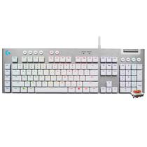 Teclado Gamer Mecanico Logitech G815 GL Tactile USB / RGB / Ingles - Branco / Cinza (920-011354)