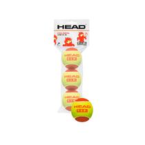 Pelotas de Tenis Head 578113 3BALL Tip Red- Infantil