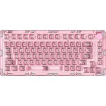 Teclado Gamer Mecanico Akko Monsgeek ICE75 RGB 75% Hot Swap Sem Fio - Pink (Ingles)