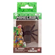 Boneco Minecraft 3D Eraser The Crawling 42402