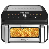 Fritadeira Elétrica Electrobras Bravo XL EBGAF-12 1.900 Watts 127V ~ 60HZ - Preta/Prata