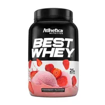 Proteína Best Whey Atlhetica Nutrition Strawberry Milkshake 2LB 900G