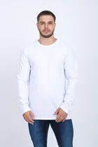 Remera Austin Club Manga Larga Blanco