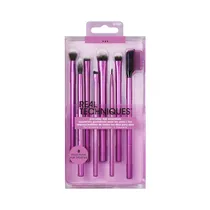 Set de Brochas Real Techniques Everyday Eye Essentials Metallic Fuchsia 8 Piezas