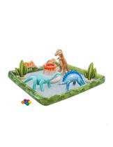 Intex Piscina 56132 Hinchable Dinosaurio 201X201X36