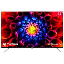 Motorola TV Smart 55" LED MOT55ULE11 Plastico Wi-Fi - Bluetooth Black