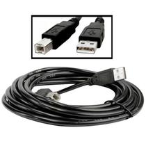 Cabo para Impressora USB 2.0 (3 Metros) - Preto