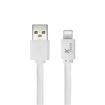 Cable USB A Lightning Xtech XTG-236 On-The-Go 1M Blanco