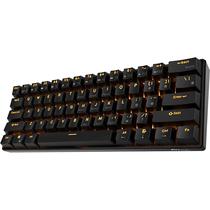 Teclado Mecanico Royal Kludge RK61 60% RGB Lineal Switch Red Hotswap Bluetooth - Preto