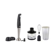 Mixer Nappo NEM-151 5 En 1 Con Bateria Recargable 100W Negro - Plata