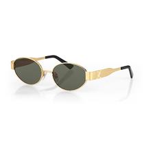 Oculos de Sol Feminino Daniel Klein DK4326-3 / Estilo Oval - Dourado/Cinza