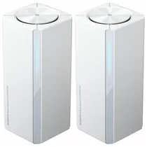 Roteador Xiaomi RD28 DVB4458GL Mesh System AX3000 Ne NFC Dual Band / 2.4GHZ / 5GHZ / Wi-Fi 6 - Branco (Kit com 2)