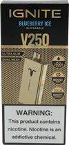 Vape Descartavel Ignite V250 Blueberry Ice 25000 Puffs Gold